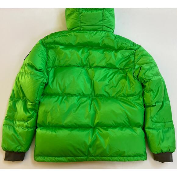 Polo Ralph Lauren Jackson Sportsmen Puffer Down Jacket Neon Green Men Size S - Picture 10 of 16